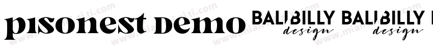 pisonest demo字体转换